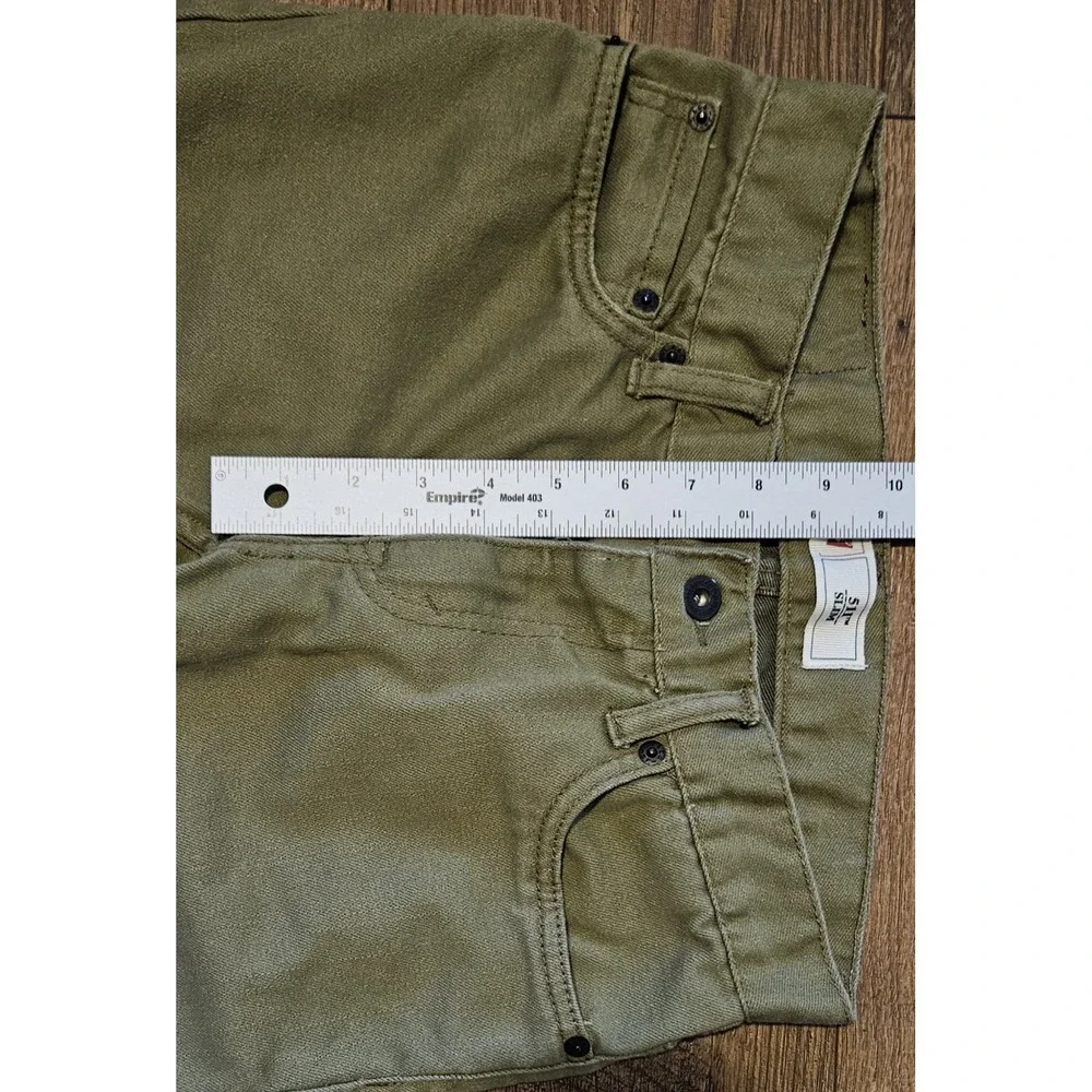 Levis 511 Slim Size 14 Regular W27xL27 Olive Green Actual (27x26)